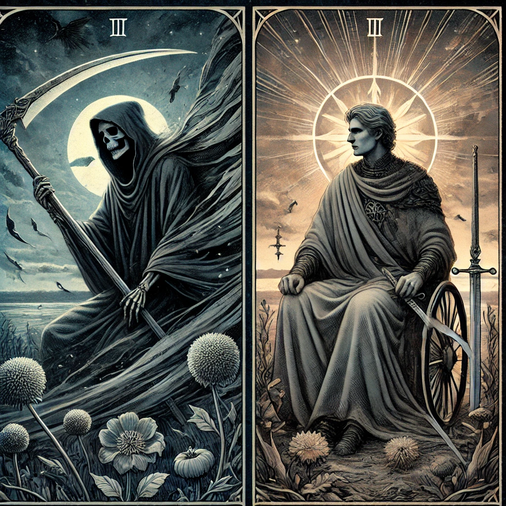 Death and the King of Swords Reversed