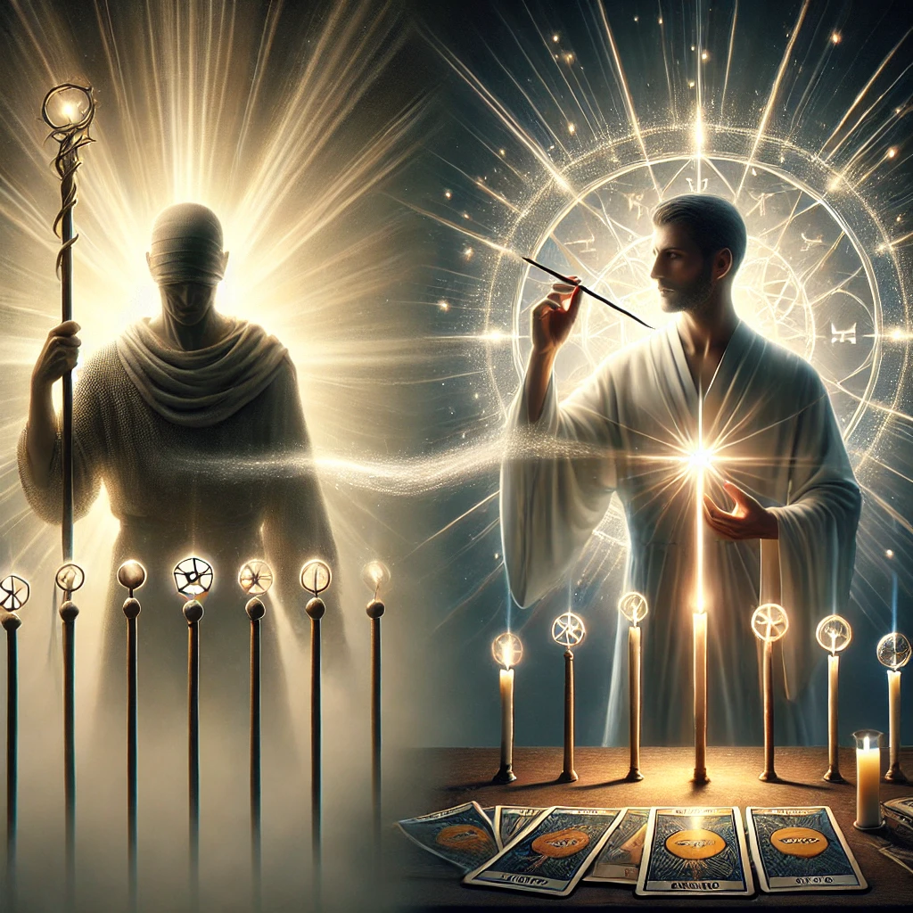 Nine of Wands and The Magician