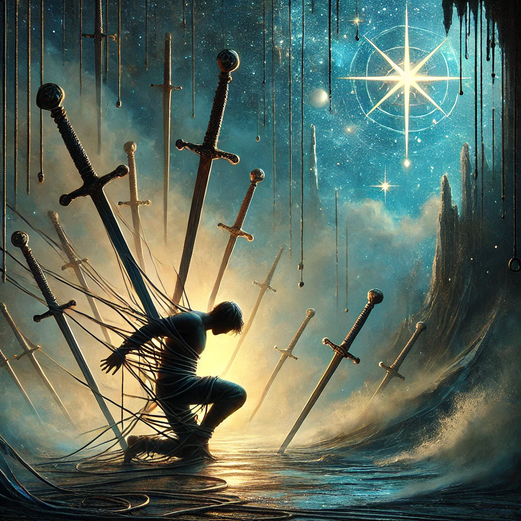 Eight of Swords Reversed and The Star Reversed