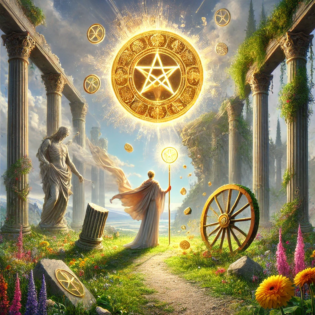 The Hierophant Reversed and Ace of Pentacles