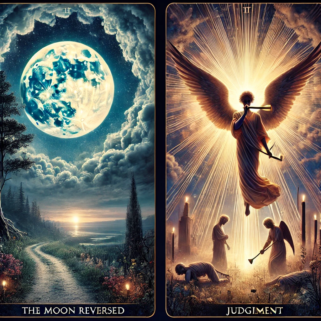 The Moon Reversed and Judgment