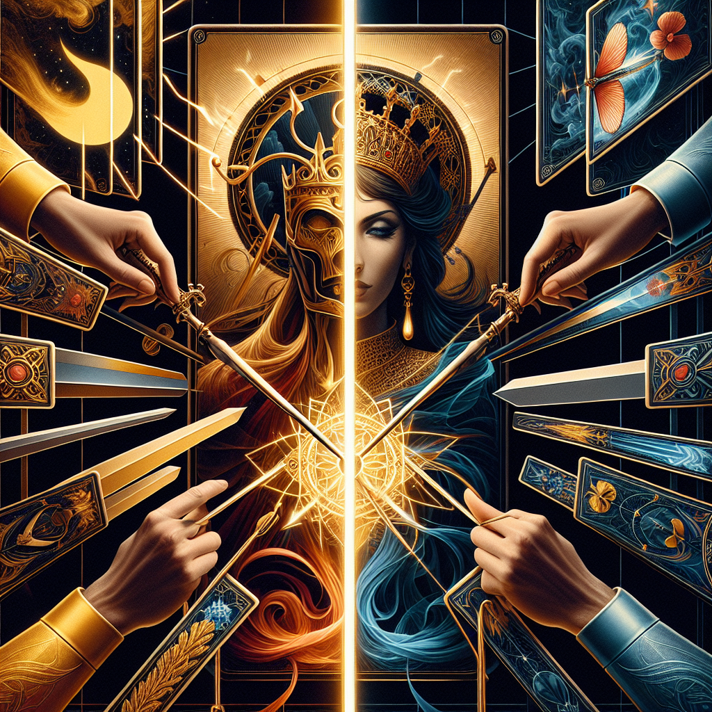 Ace of Swords Reversed and The Empress