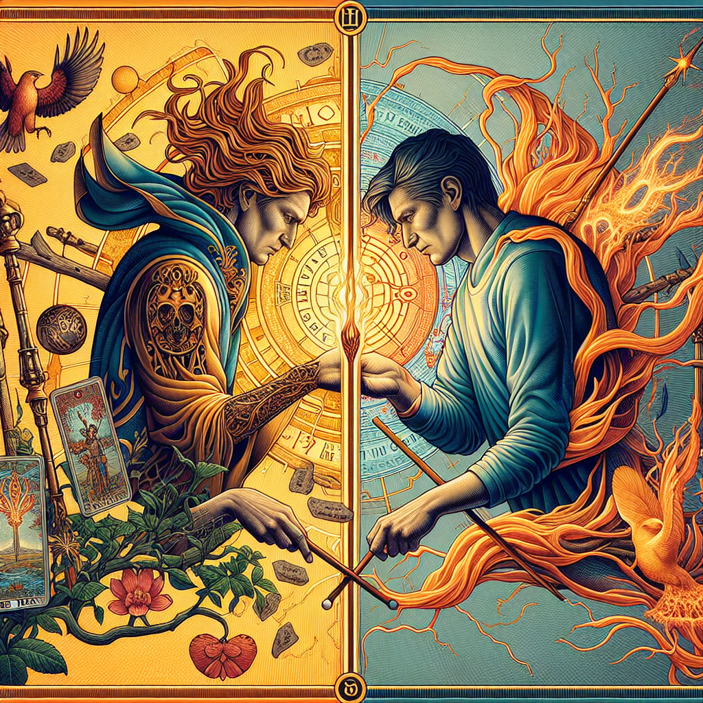 Ace of Wands and The Fool