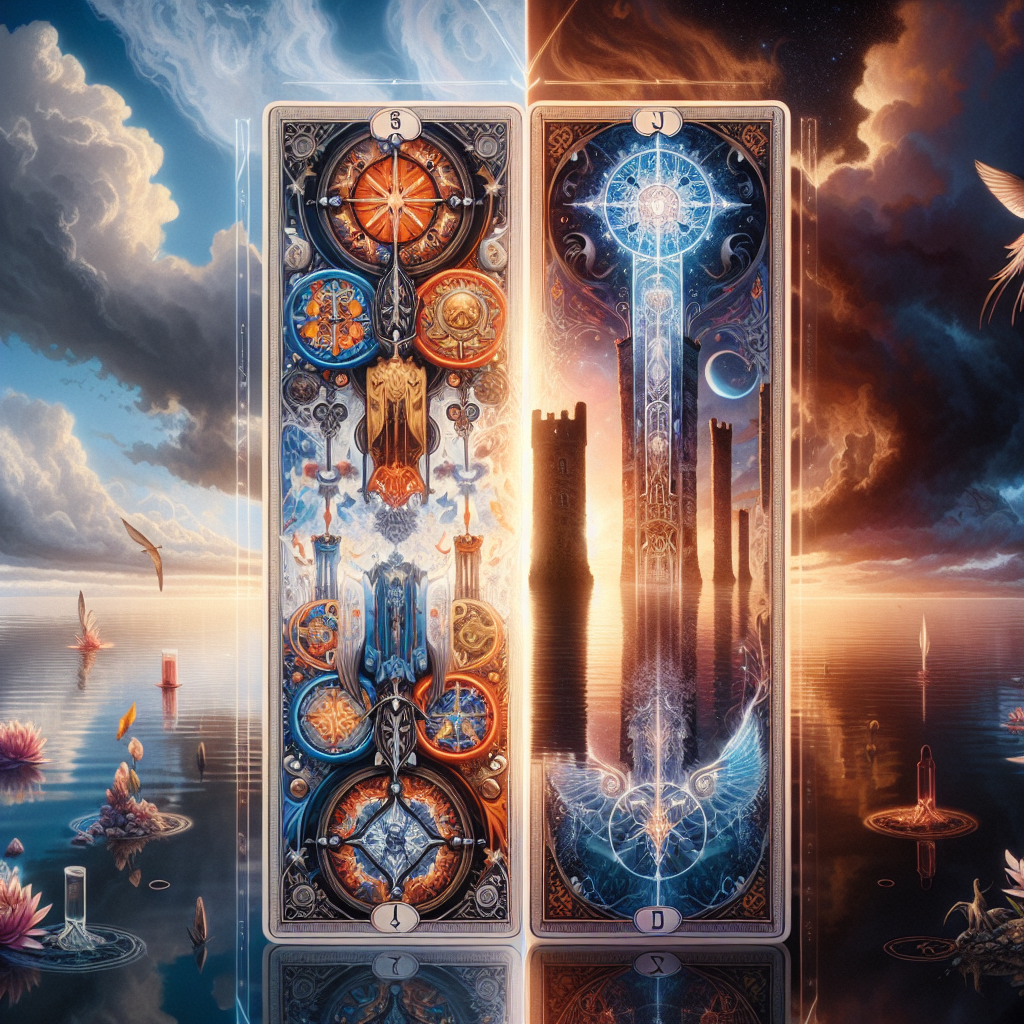 Five of Cups Reversed and The Tower Reversed