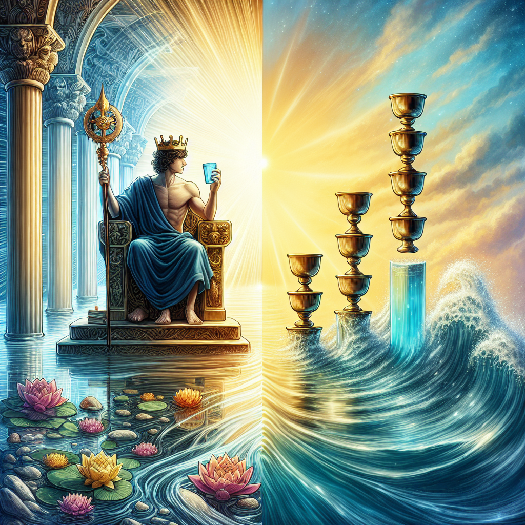 King of Cups and Eight of Cups