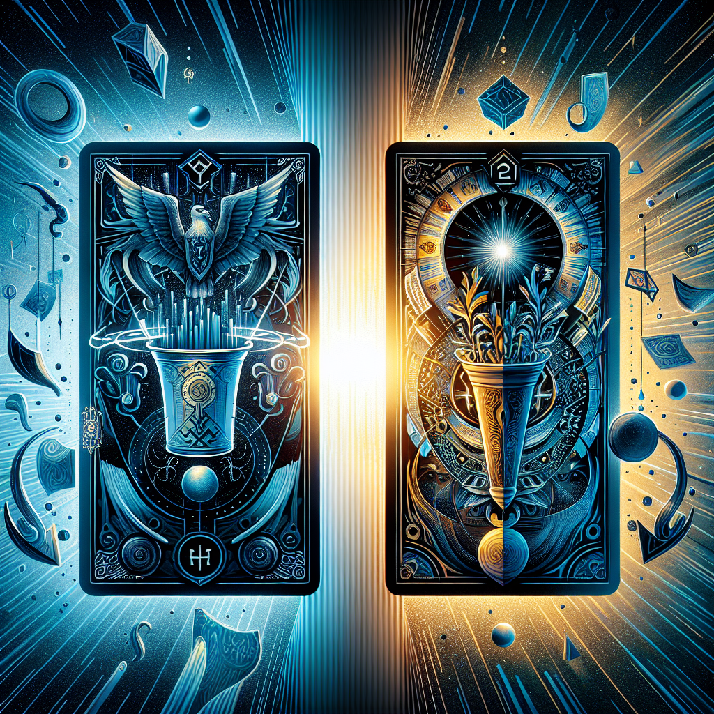 king of cups and six of cups