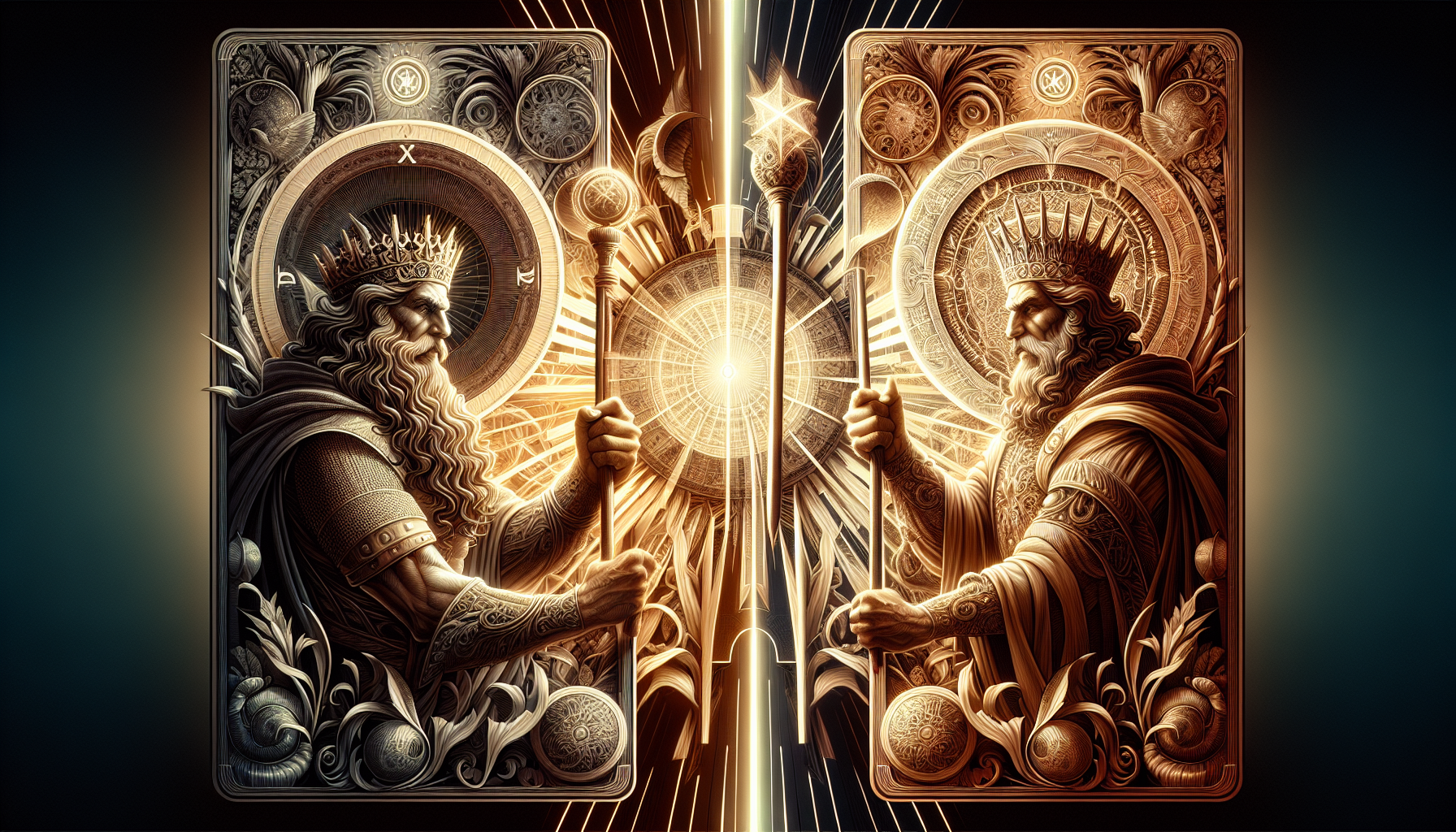 King of Wands and Queen of Wands