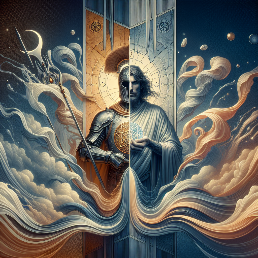 Knight of Pentacles and The Fool