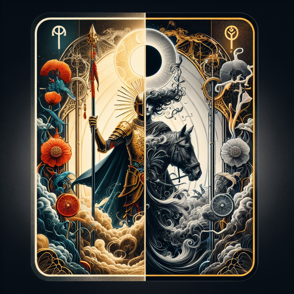 Knight of Wands and The Fool