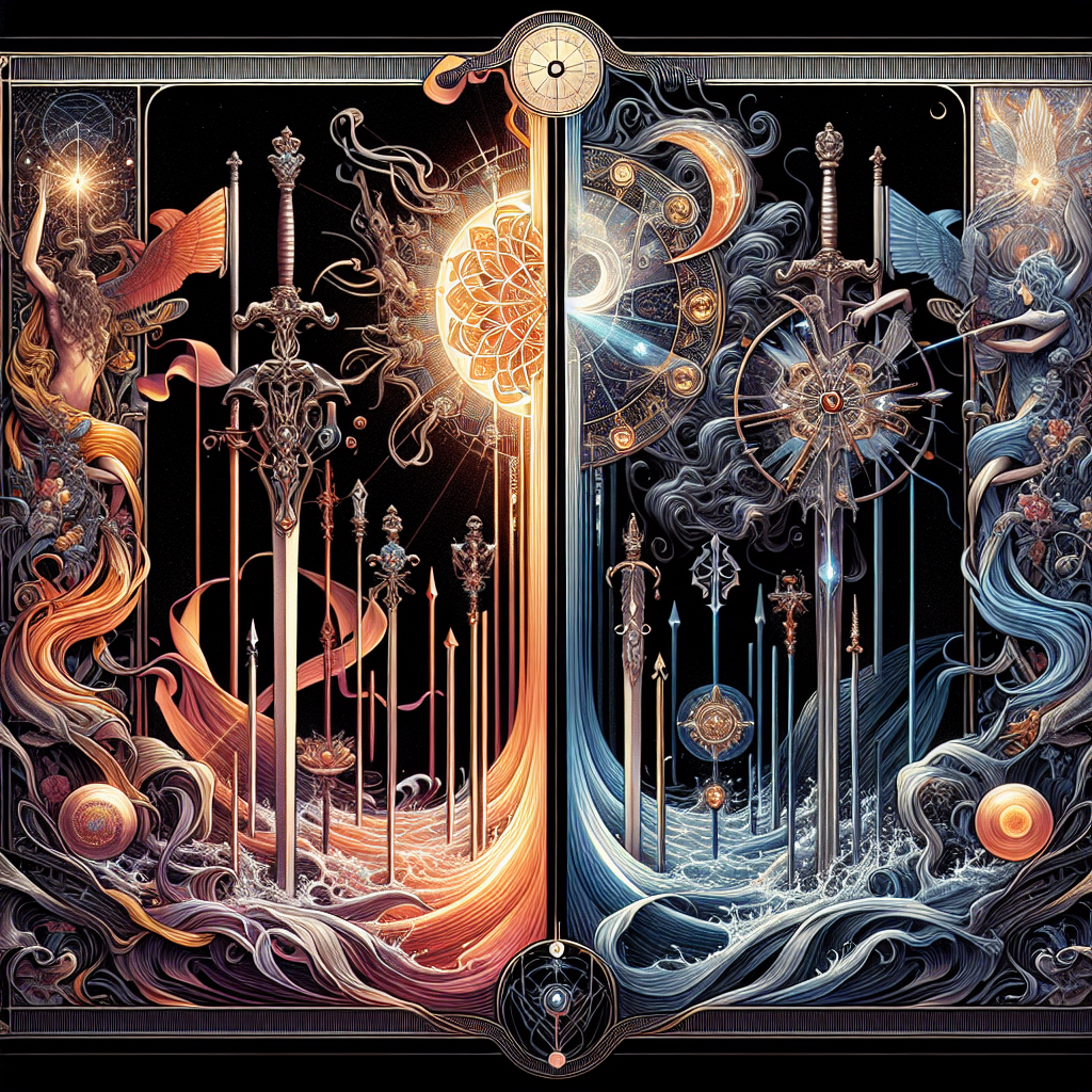 Nine of Swords and Five of Swords