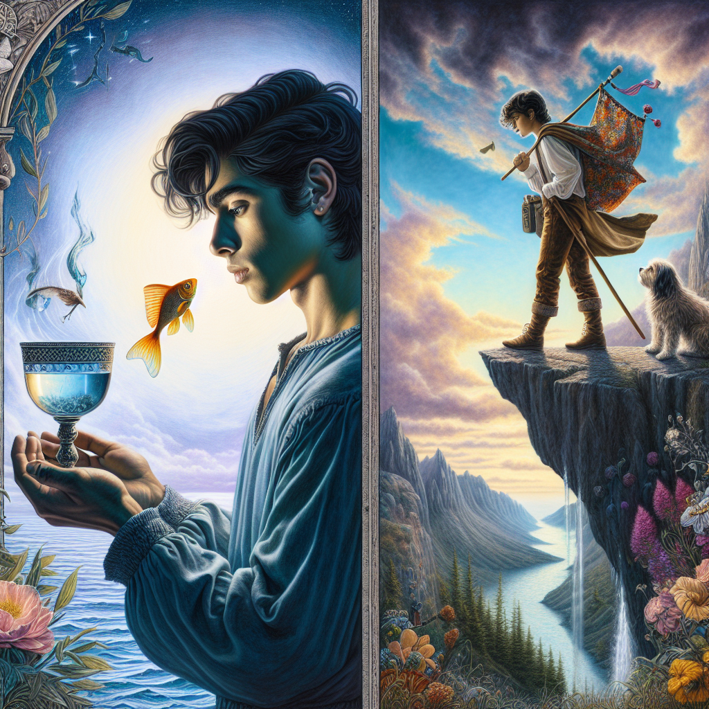 Page of Cups and The Fool