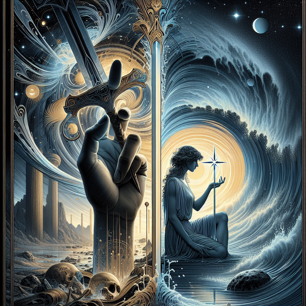 Page of Swords Reversed and The Star