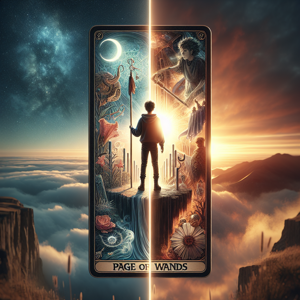 Page of Wands and The Fool