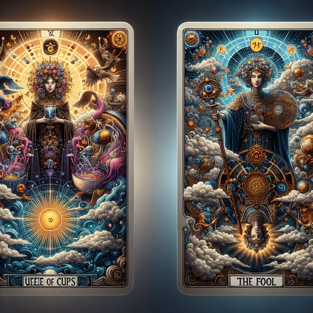 Queen of Cups and The Fool