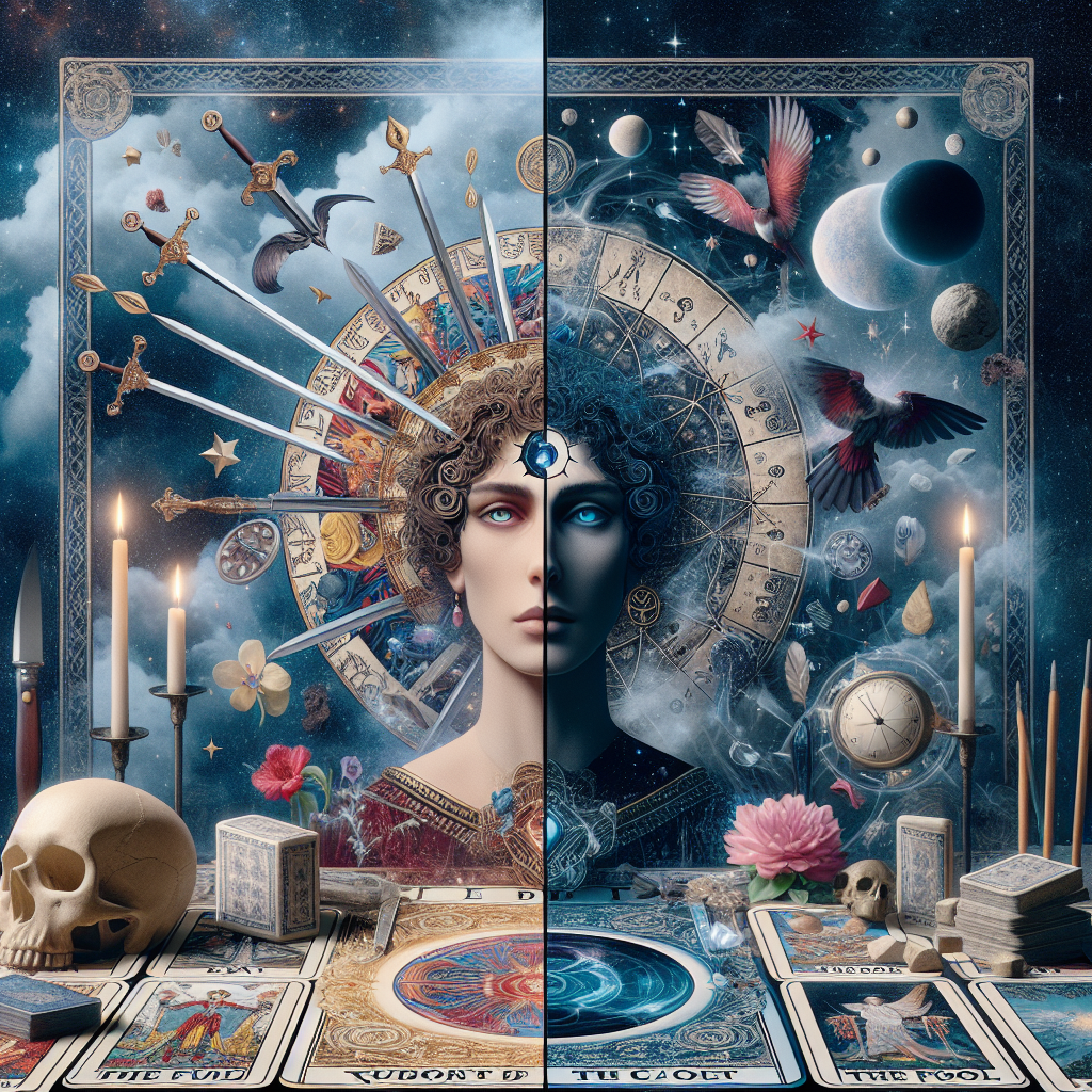 Queen of Swords and The Fool