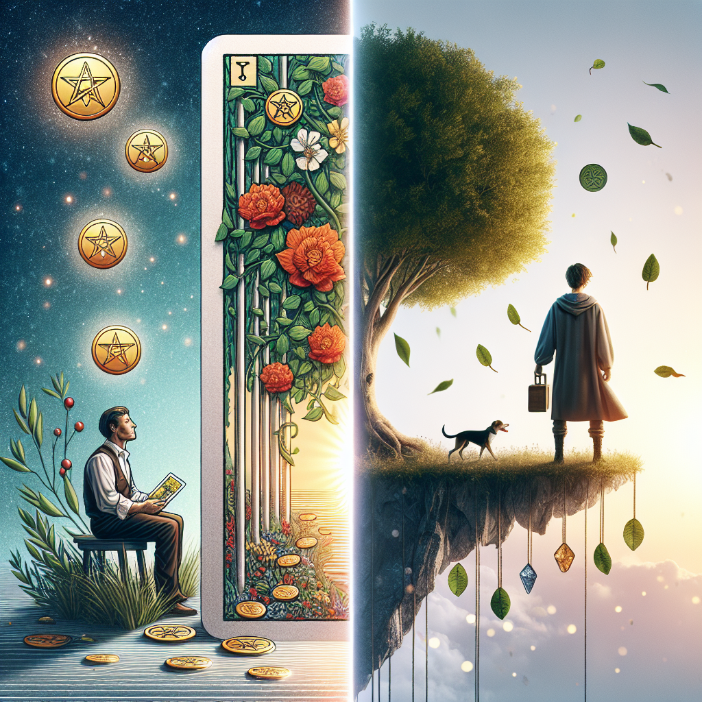 Seven of Pentacles and The Fool