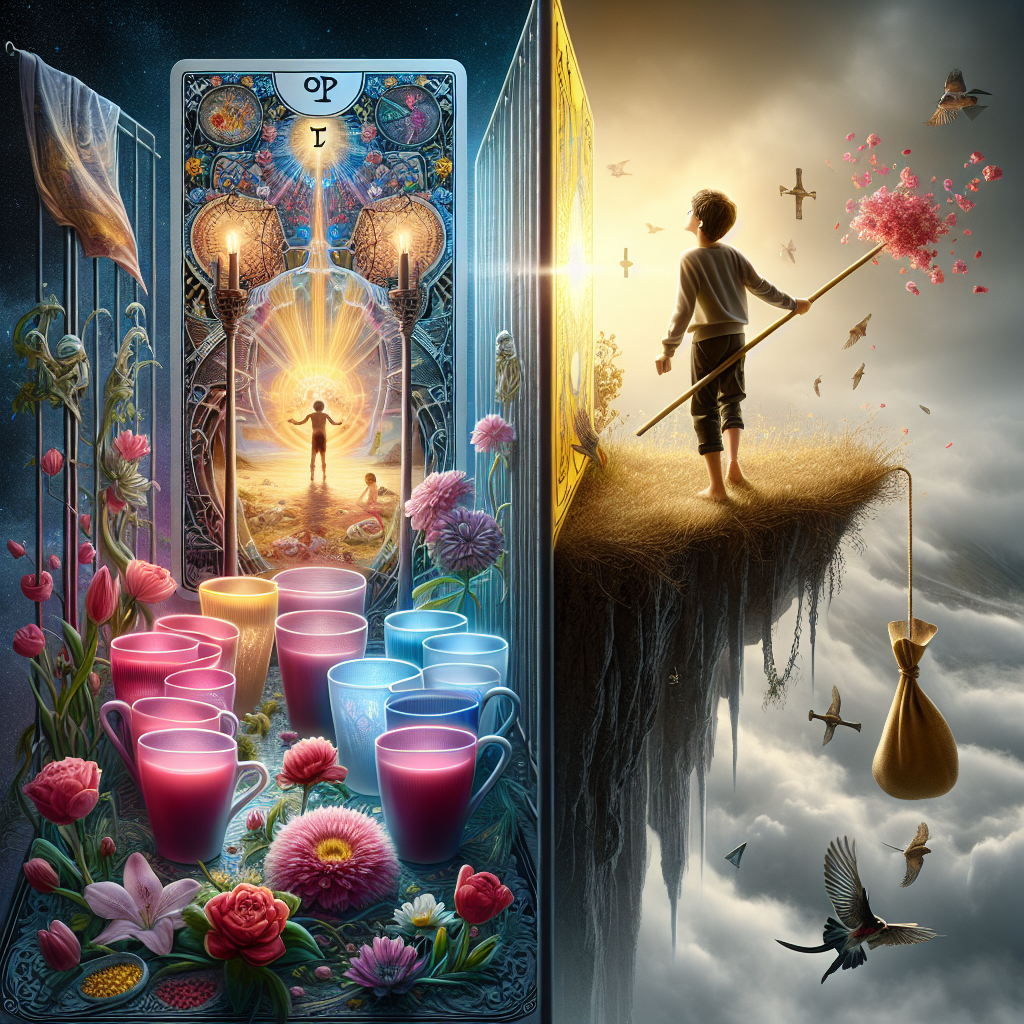 Six of Cups and The Fool