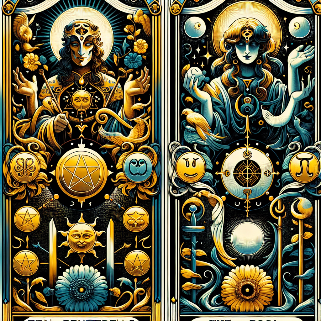 Ten of Pentacles and The Fool
