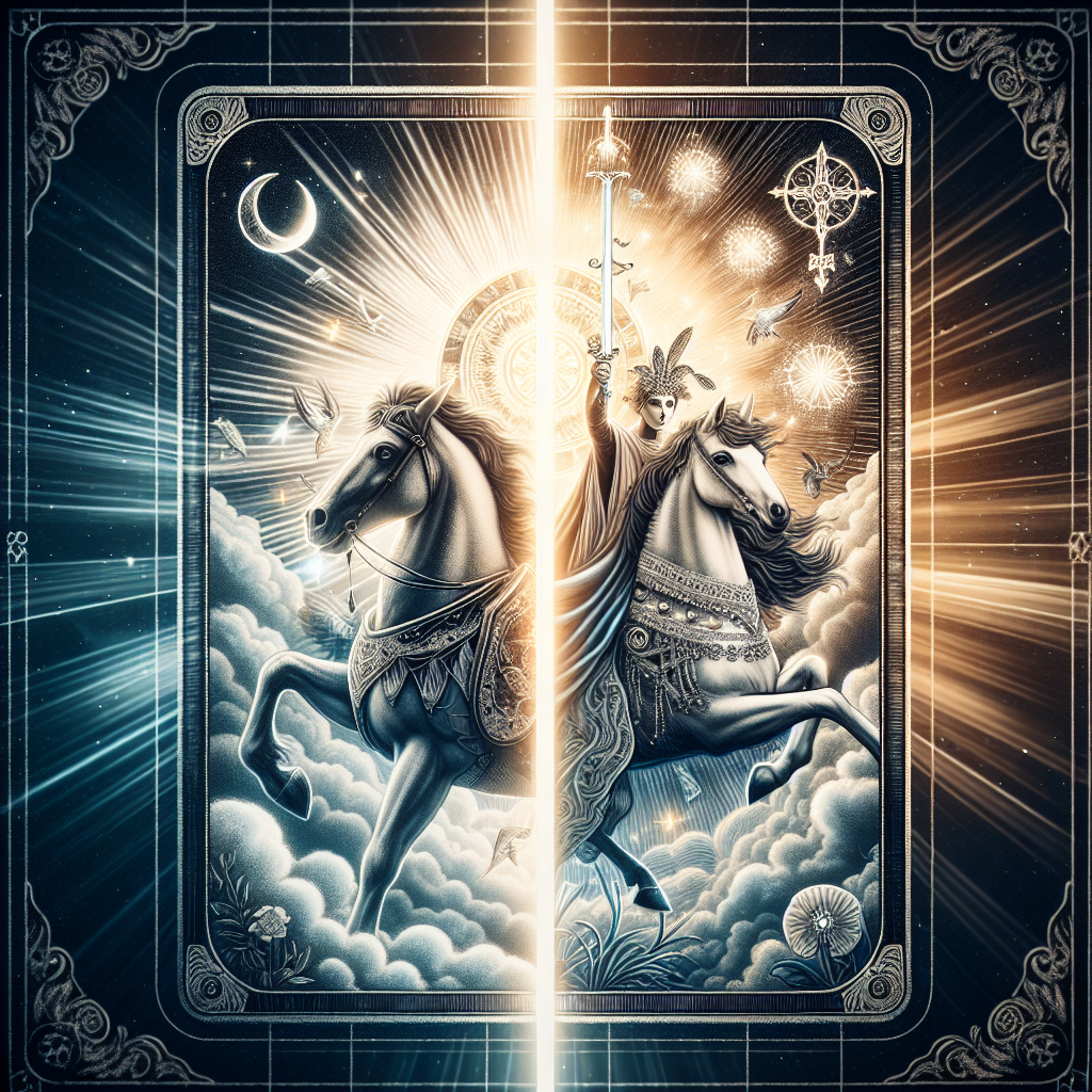the chariot and queen of swords