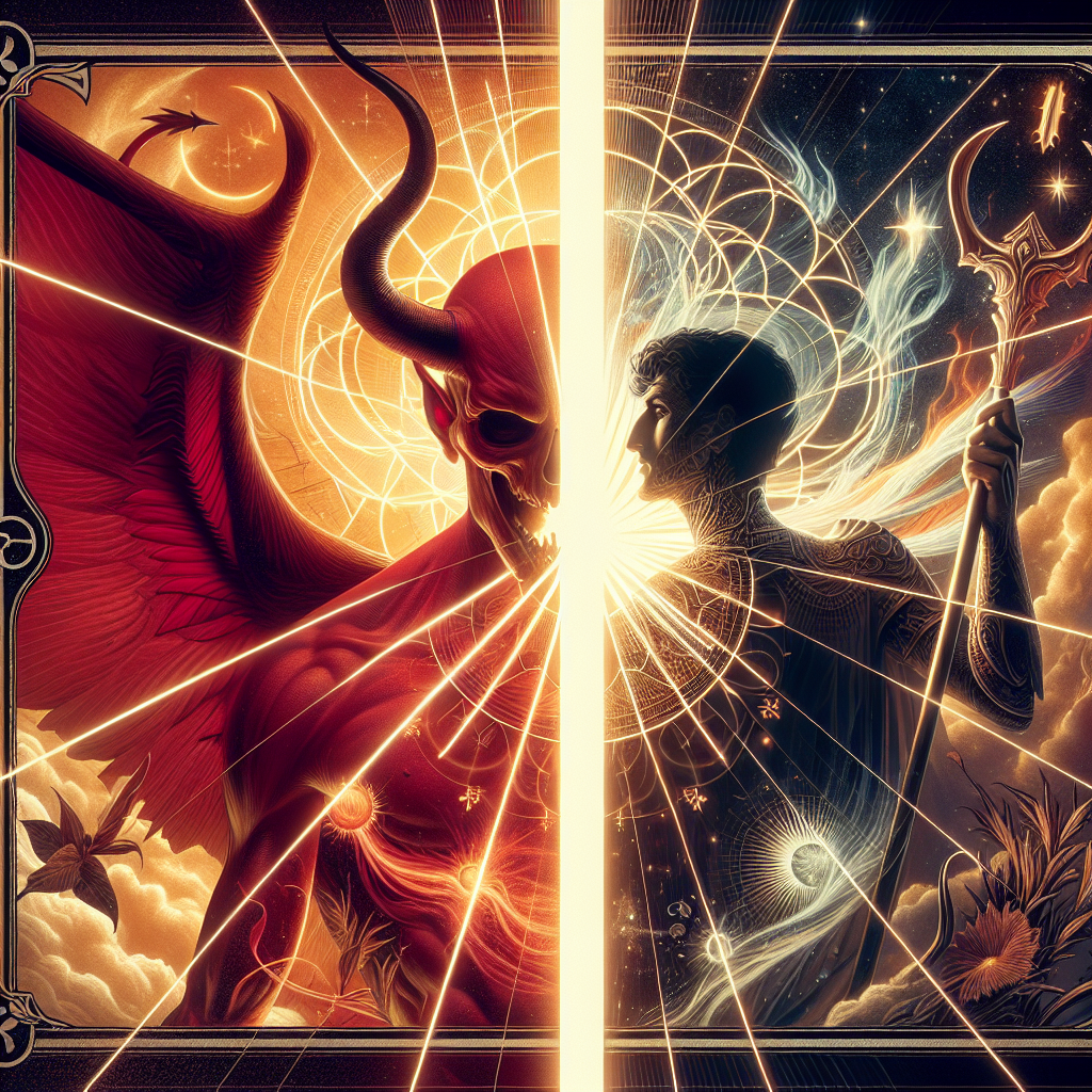 The Devil and Knight of Wands
