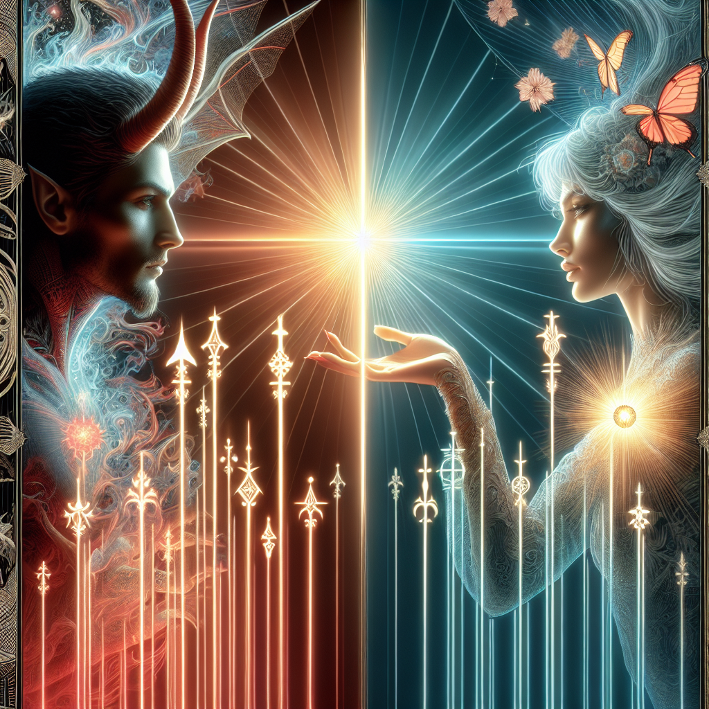 the devil and page of swords