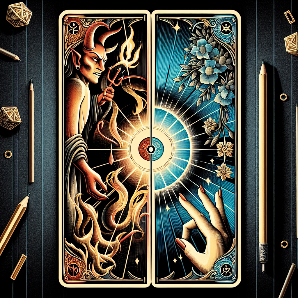 the devil and page of wands