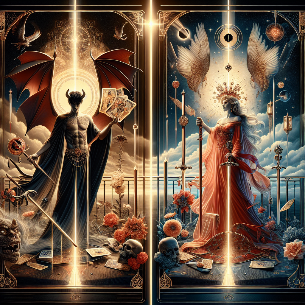 the devil and queen of swords