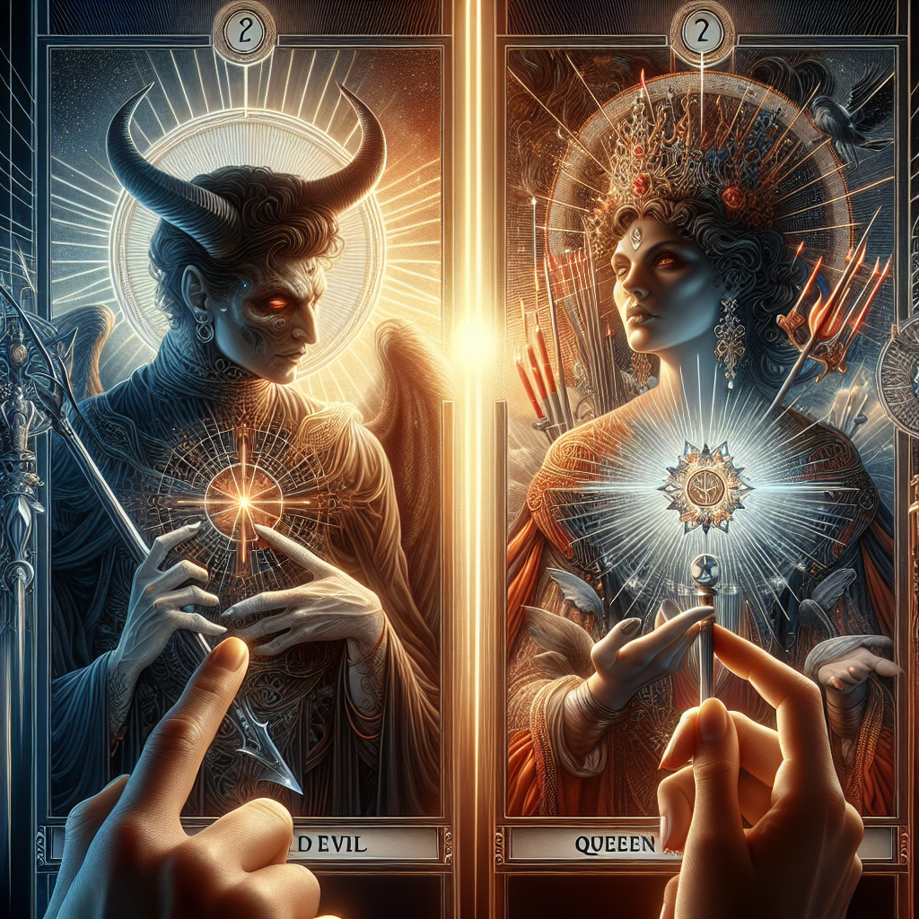 The Devil and Queen of Wands