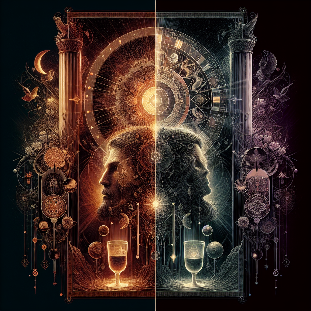 The Emperor and Nine of Cups