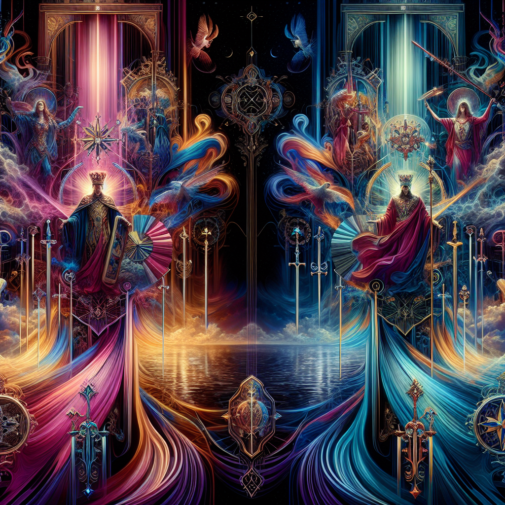 The Emperor and Nine of Swords
