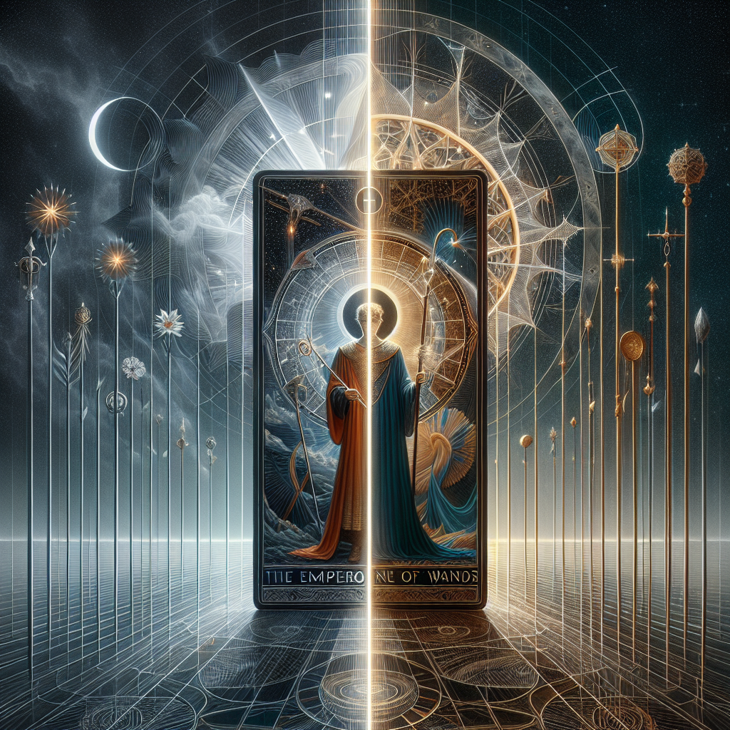 The Emperor and Nine of Wands