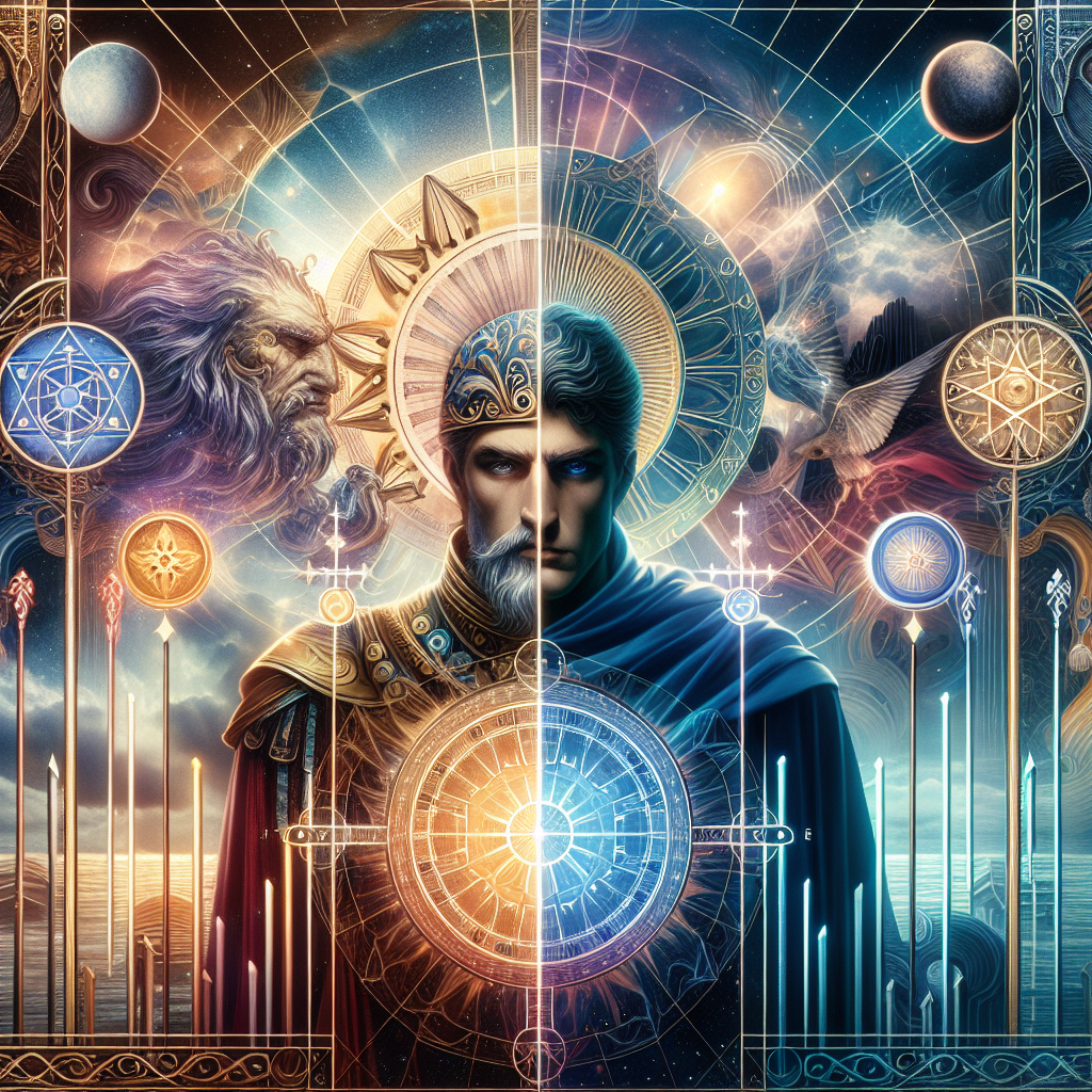The Emperor and Two of Pentacles