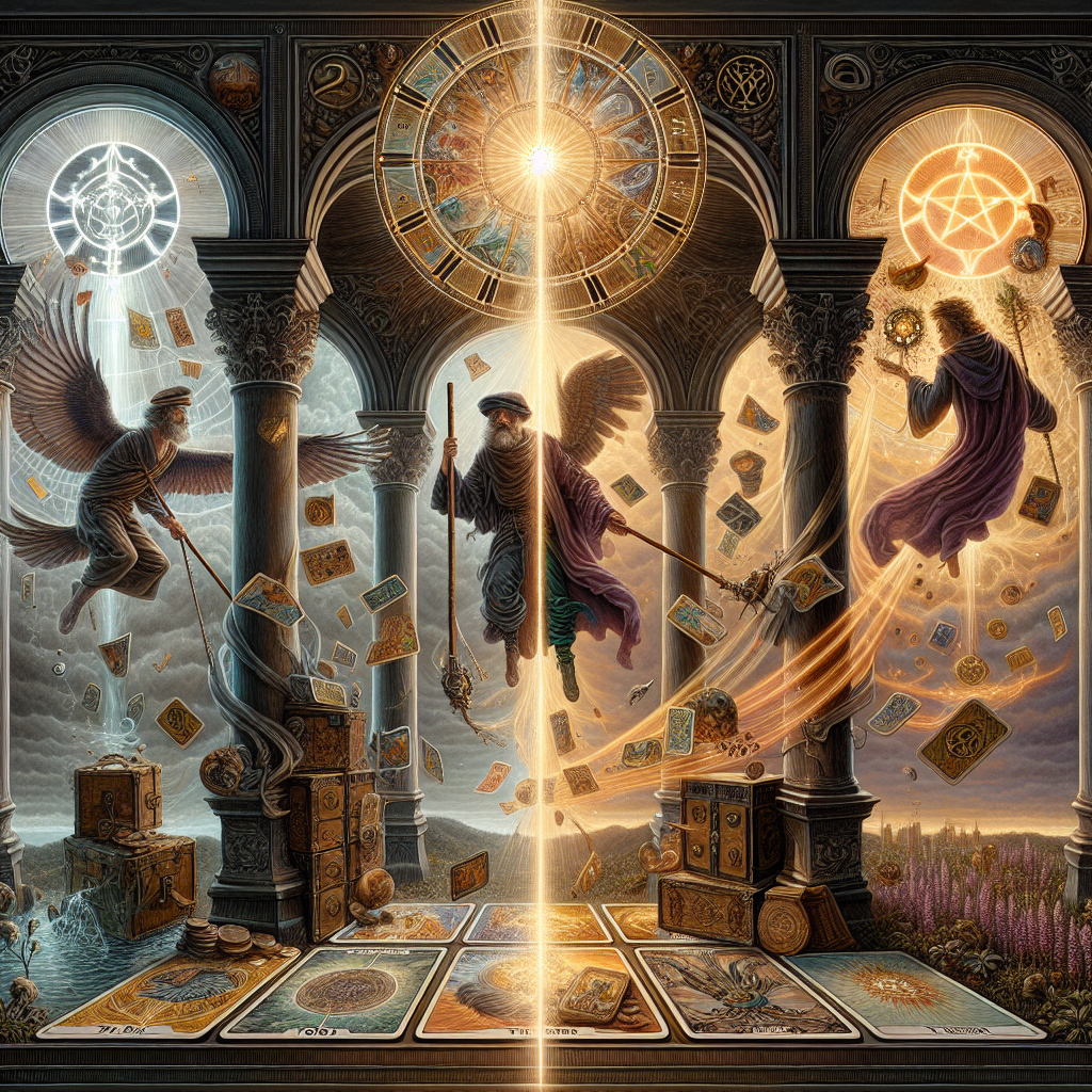 The Fool Reversed and Four of Pentacles