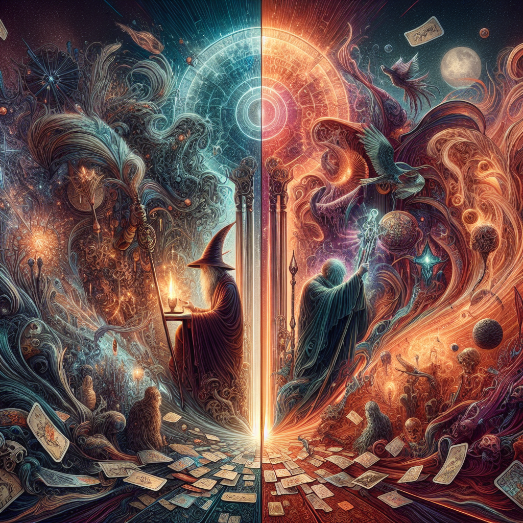 The Hermit and Ace of Wands