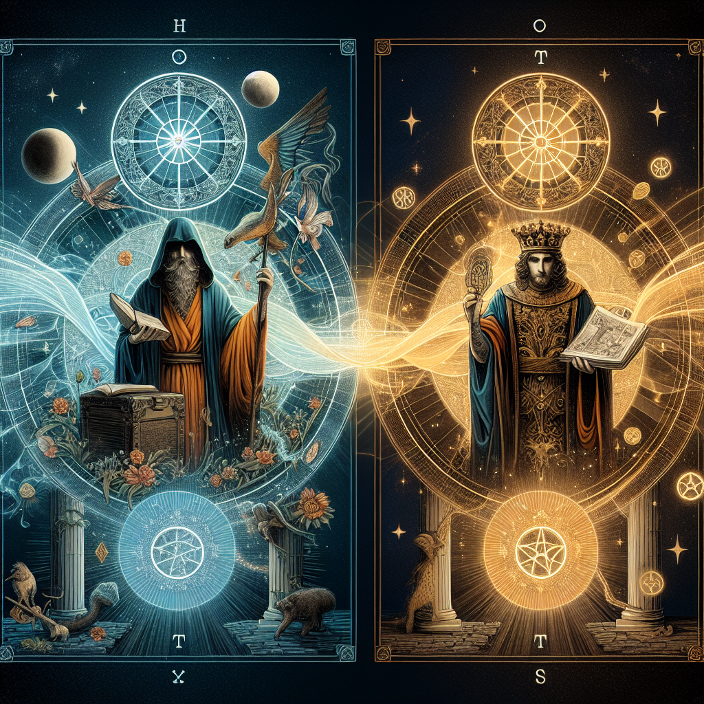 the hermit and king of pentacles