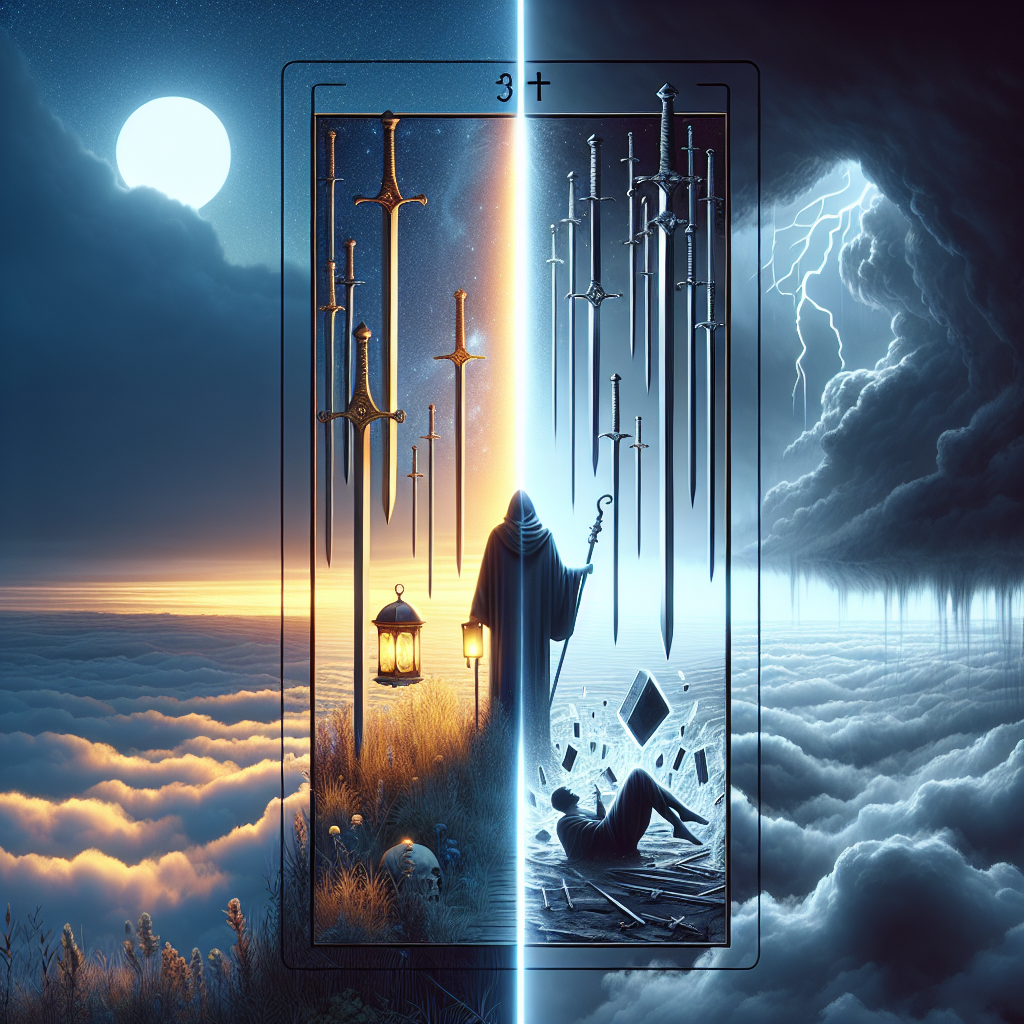 The Hermit and Ten of Swords