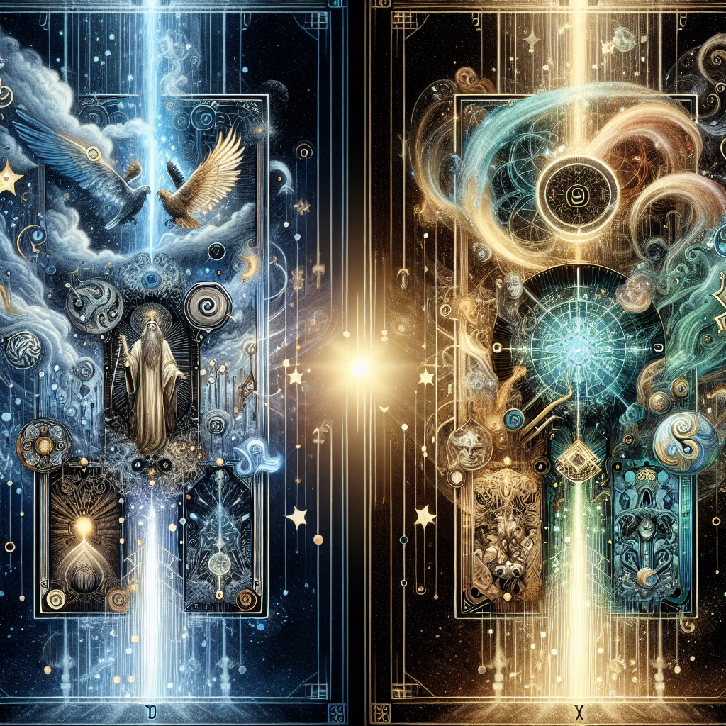 The Hierophant and The Magician, Tarot