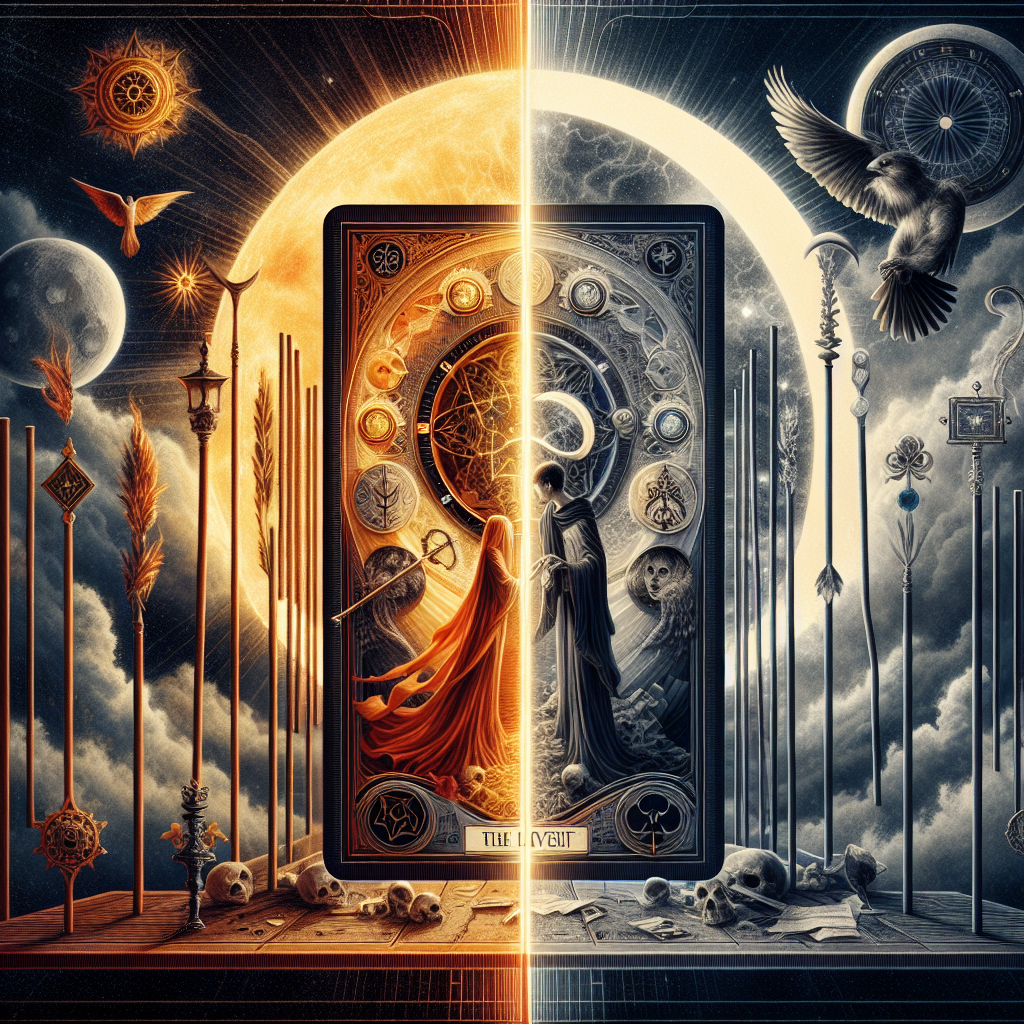 The Lovers and Six of Wands