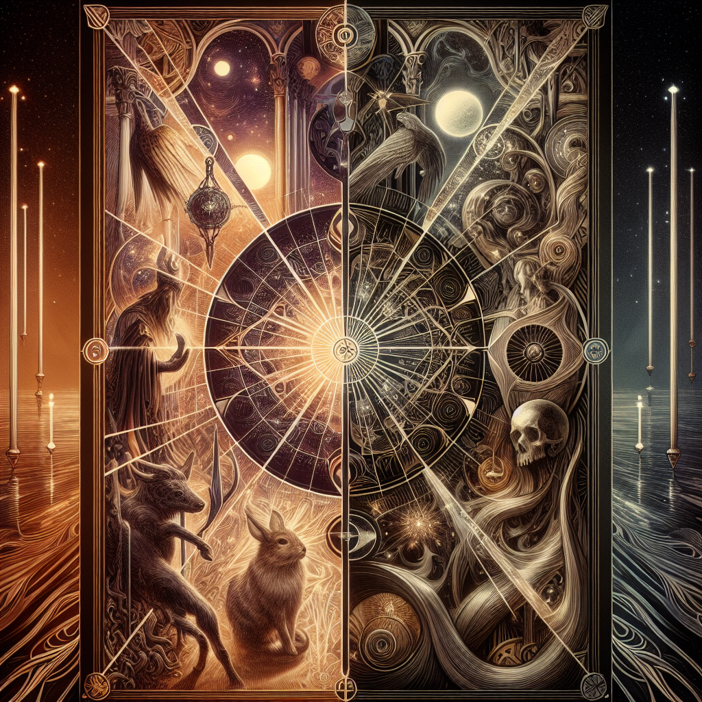 The Magician and Four of Wands