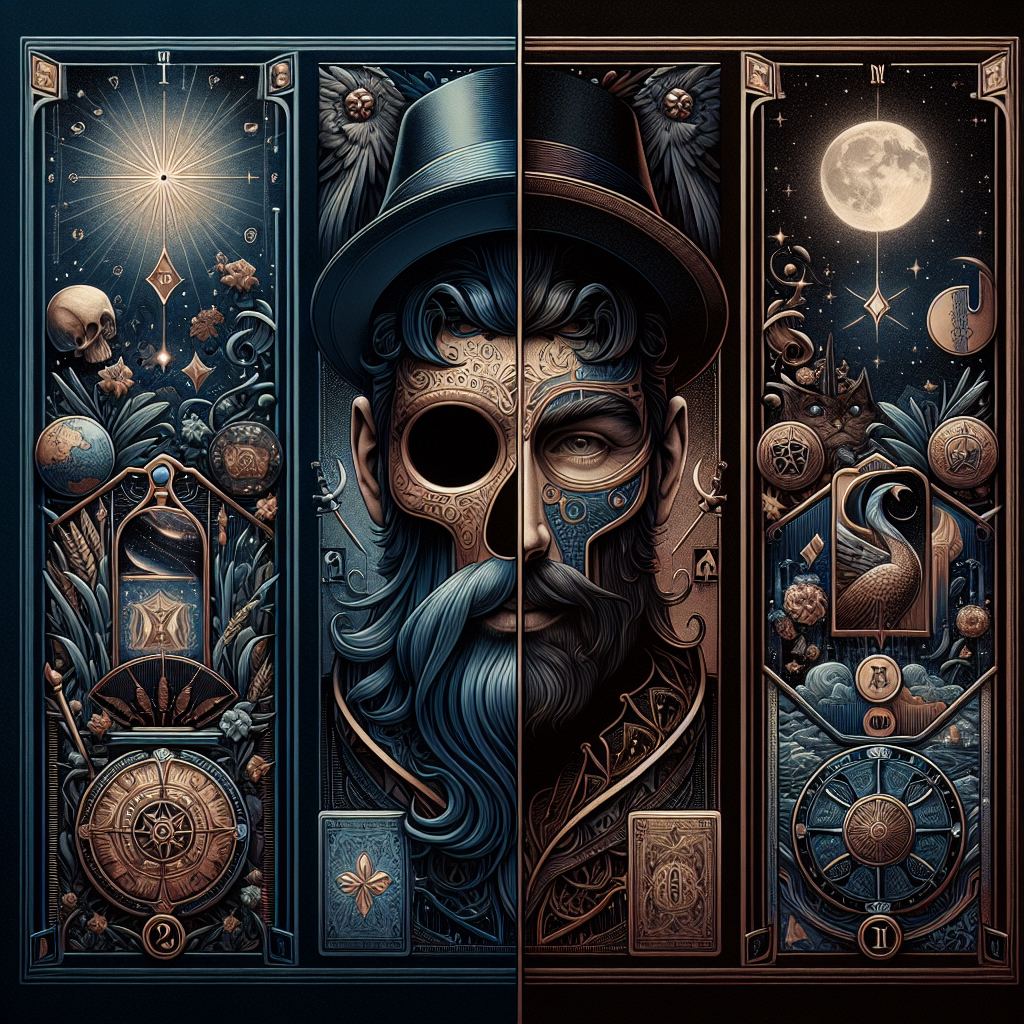 The Magician and Knight of Pentacles