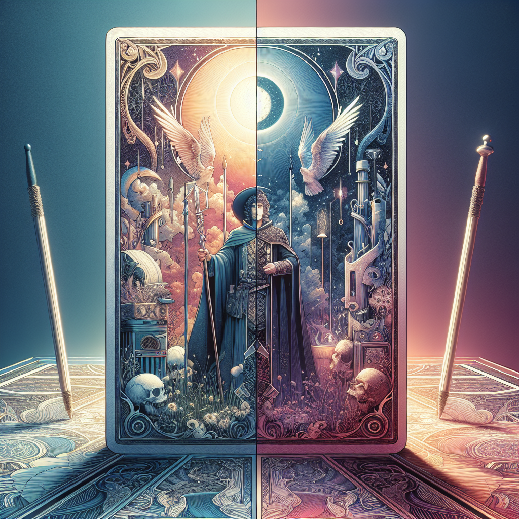 The Magician and Knight of Wands