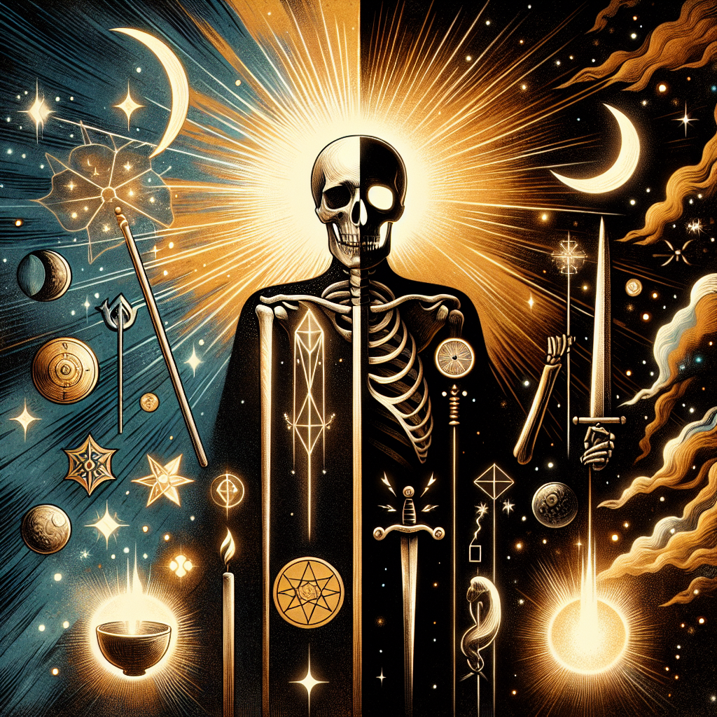 The Magician and the Death Tarot Combination