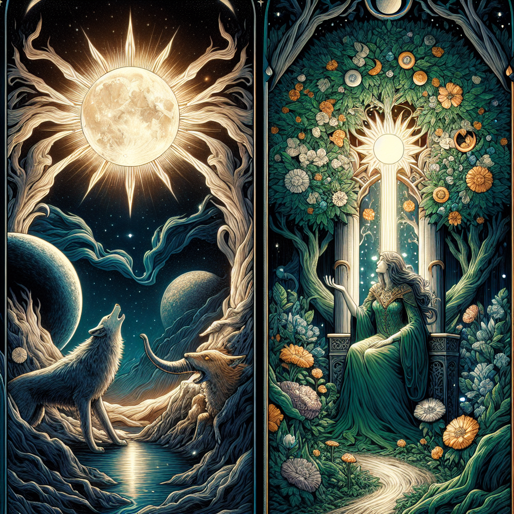 The Moon and The Empress, Tarot Meaning