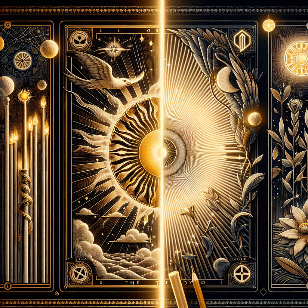The Sun and Ace of Wands