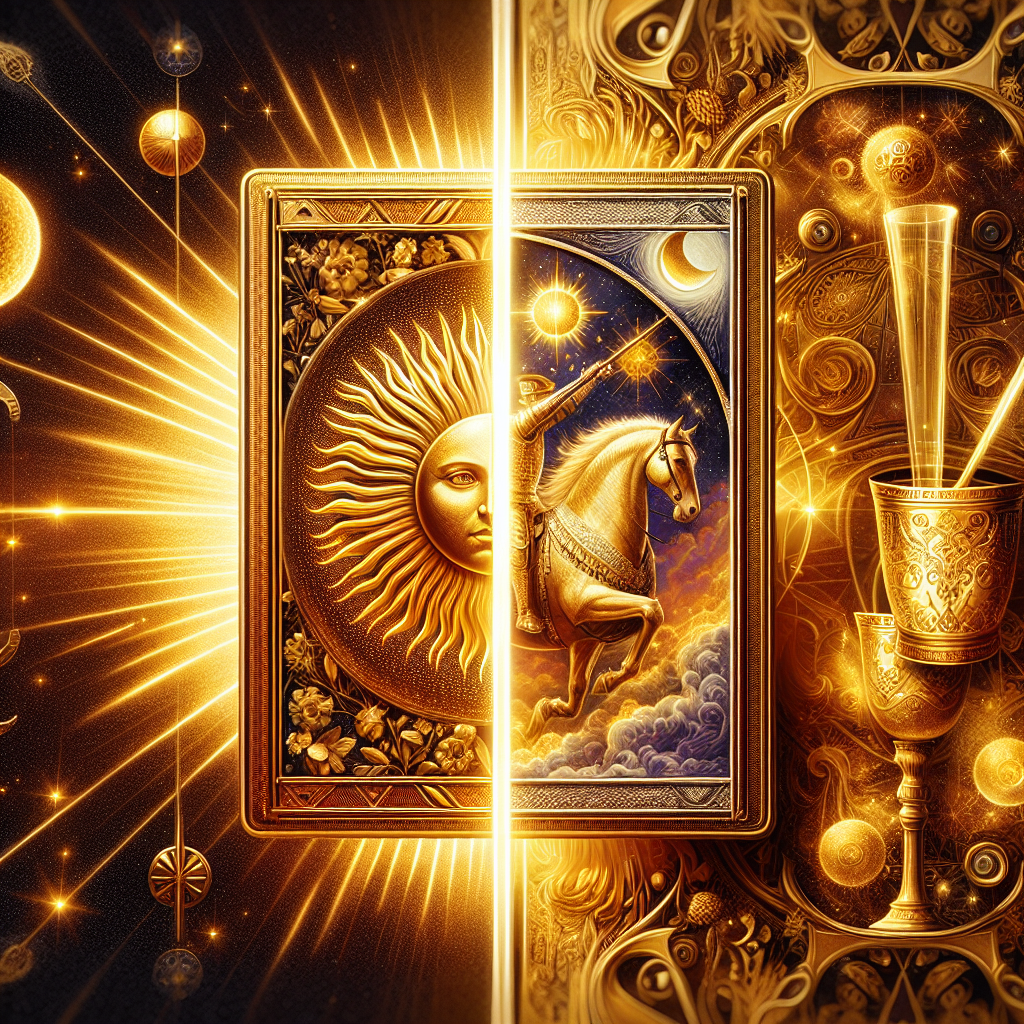 the sun and knight of cups
