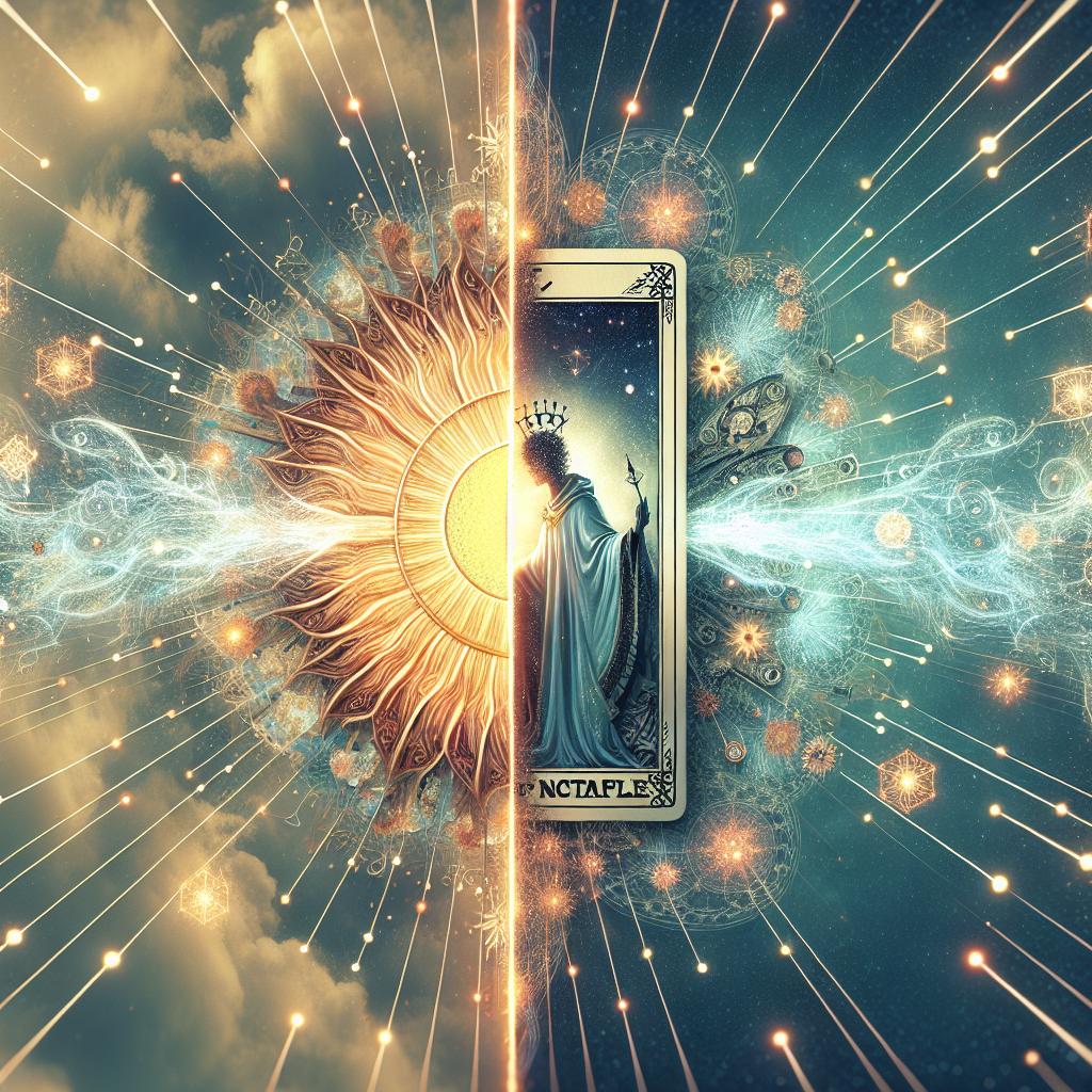 the sun and knight of pentacles