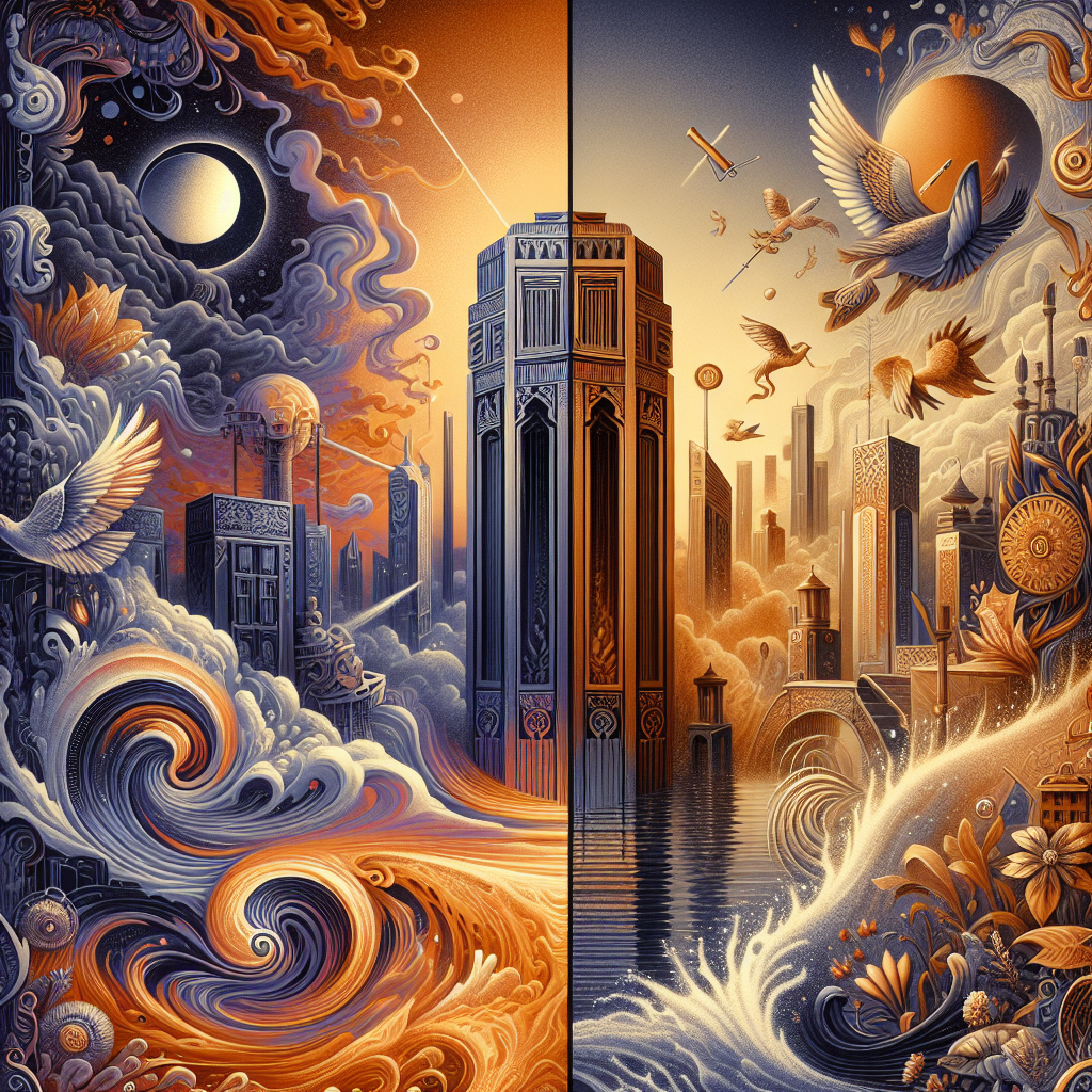 The Tower and The Lovers, Tarot
