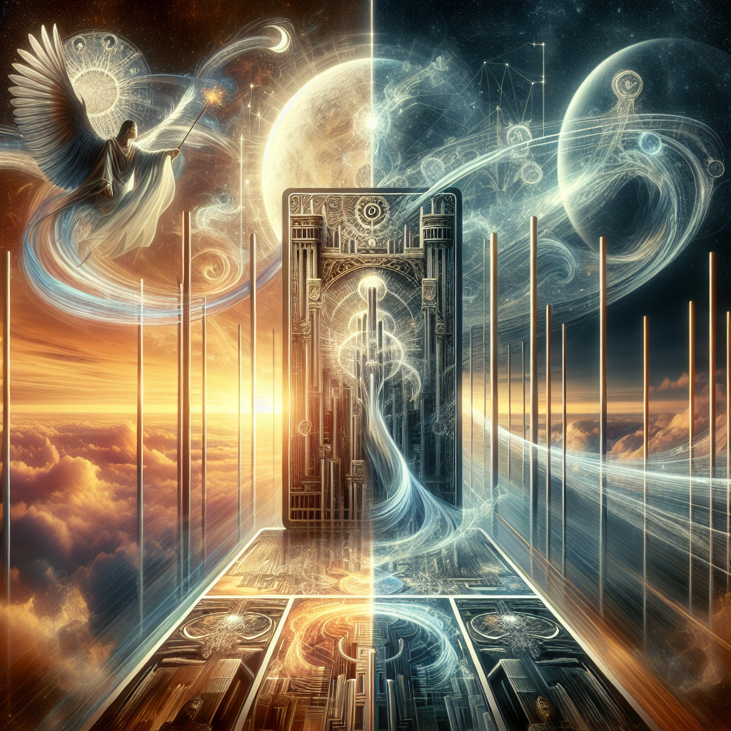 the tower and three of wands