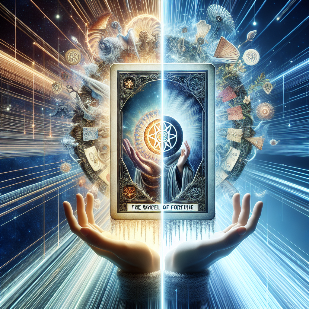 the wheel of fortune and ace of pentacles