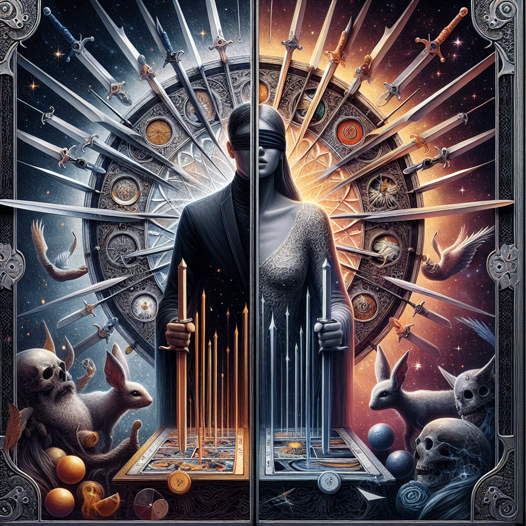 The Wheel of Fortune and Eight of Swords
